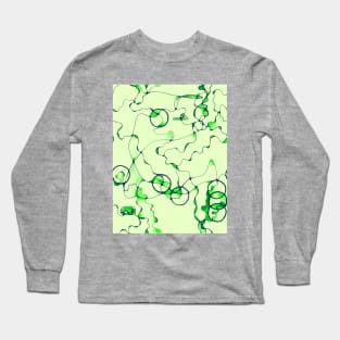 Lime Freshness design pattern Long Sleeve T-Shirt